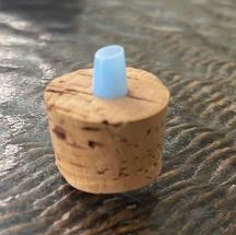 Cruet cork and spout assembly
