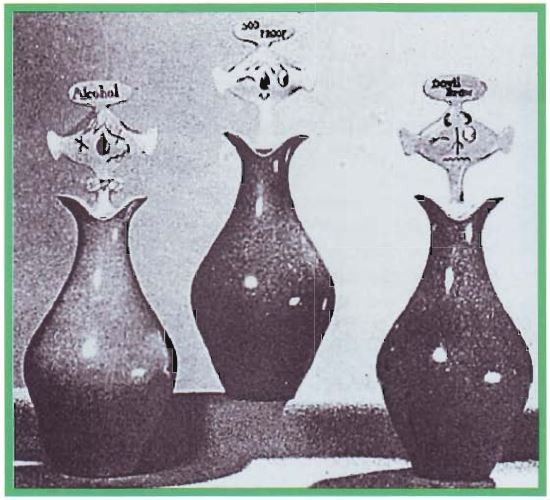Original liquor decanter catalog image