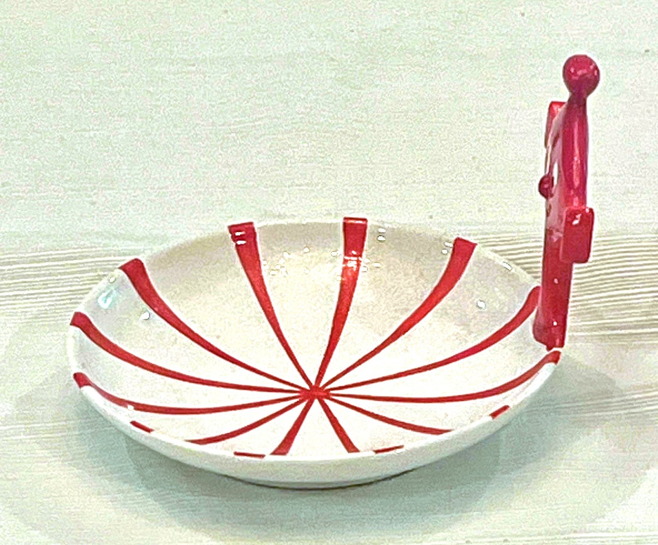 Possible prototype Cherries snack dish, right profile