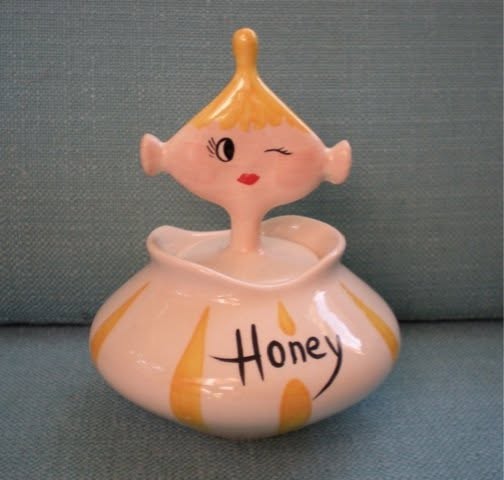 3a. British honey jar - front (Sandy Shores pic)