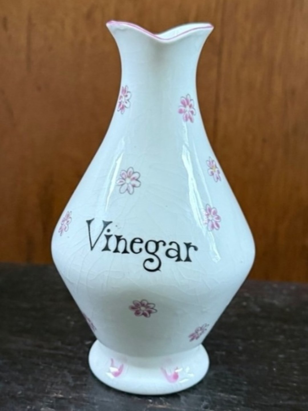 Pink Jolly Floral Girls Vinegar cruet base