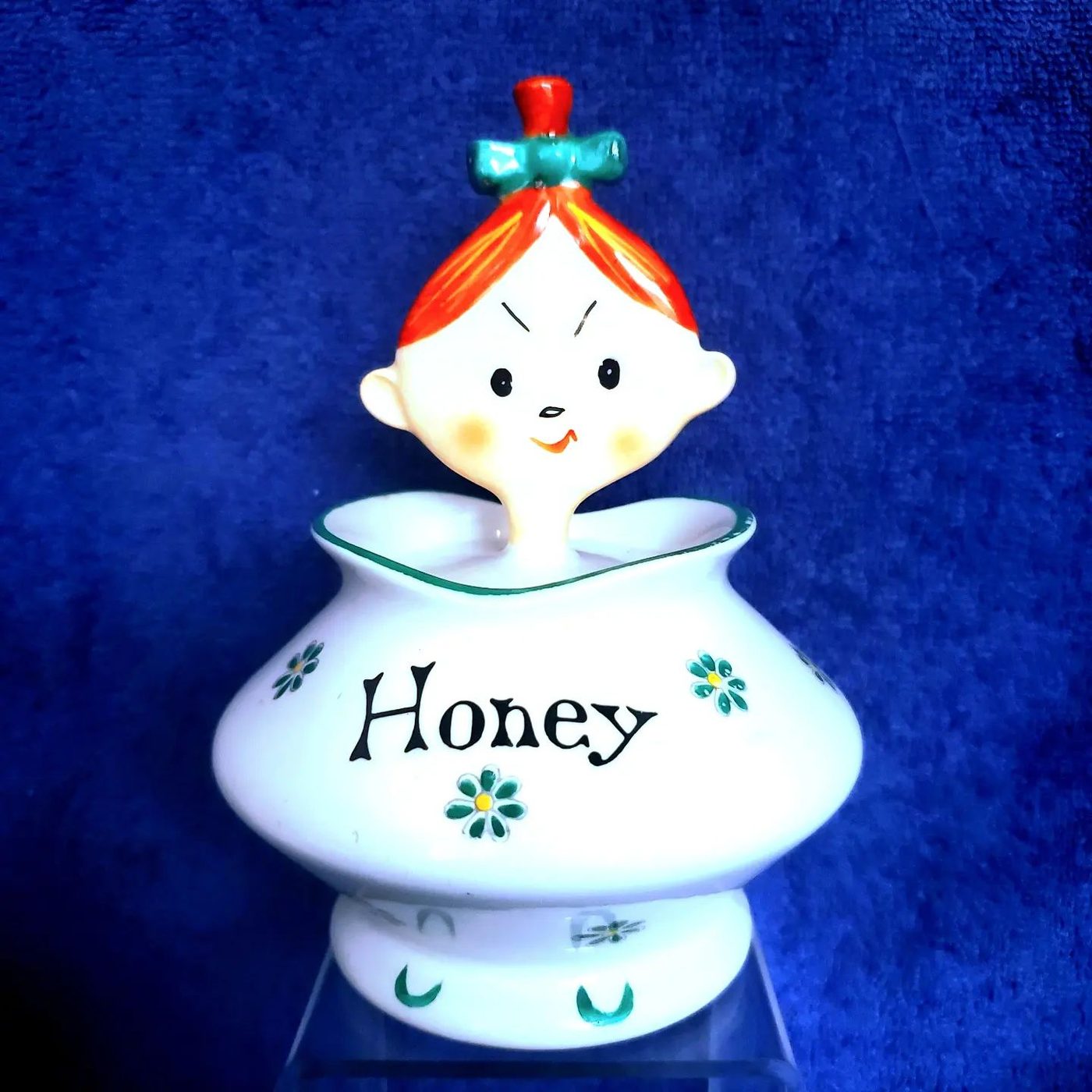 Australian Jolly Floral Girls Honey jar