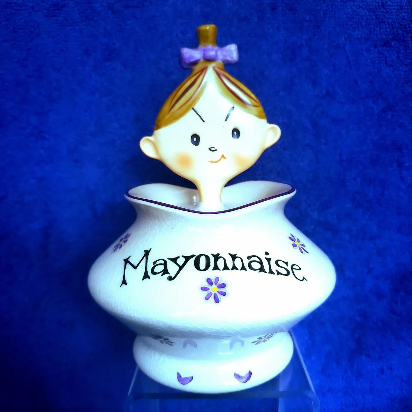 Australian Jolly Floral Girls Mayonnaise jar