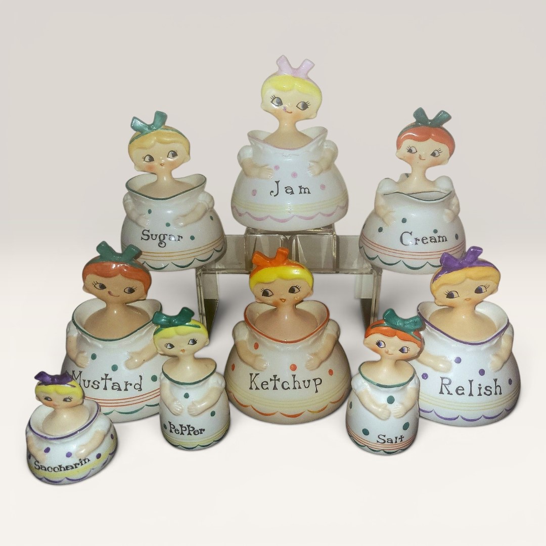 M-G Dolly Girls kitchen line grouped together.