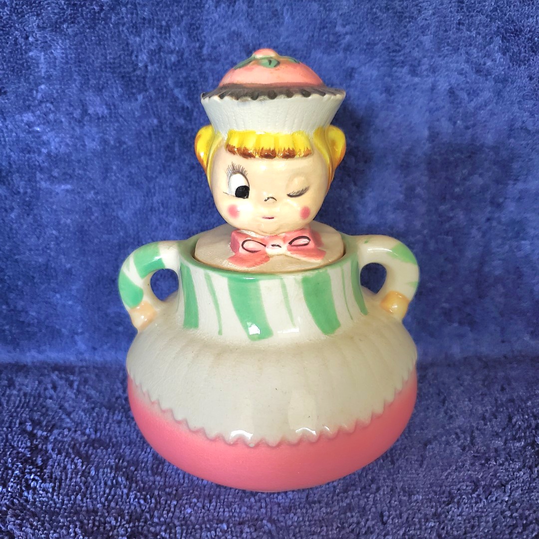 Cupcake Girl condiment jar.