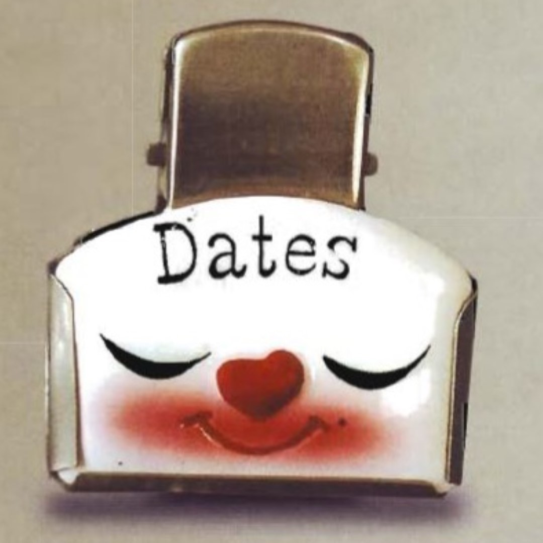 Dates Ceramic Crazy Clip