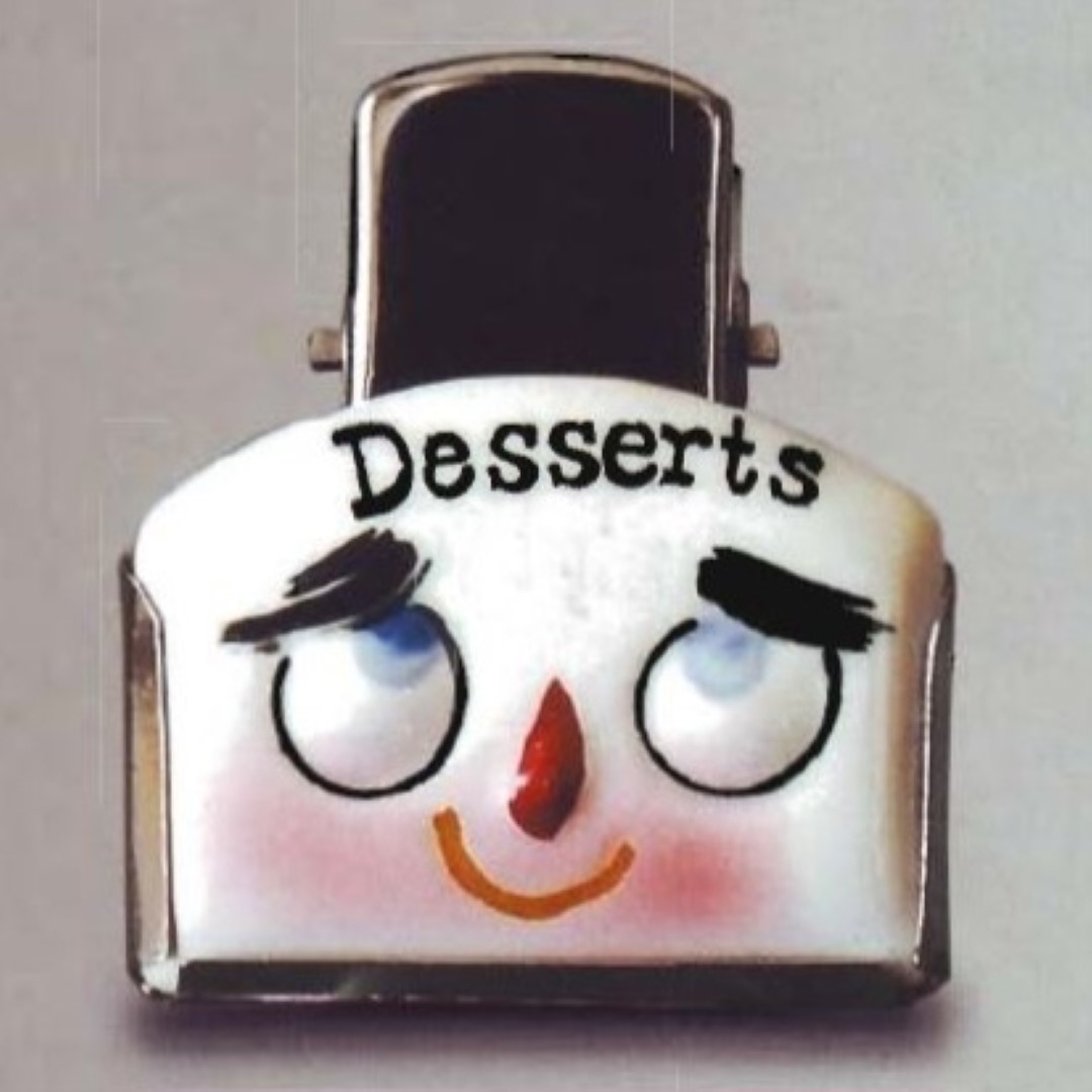 Desserts Ceramic Crazy Clip
