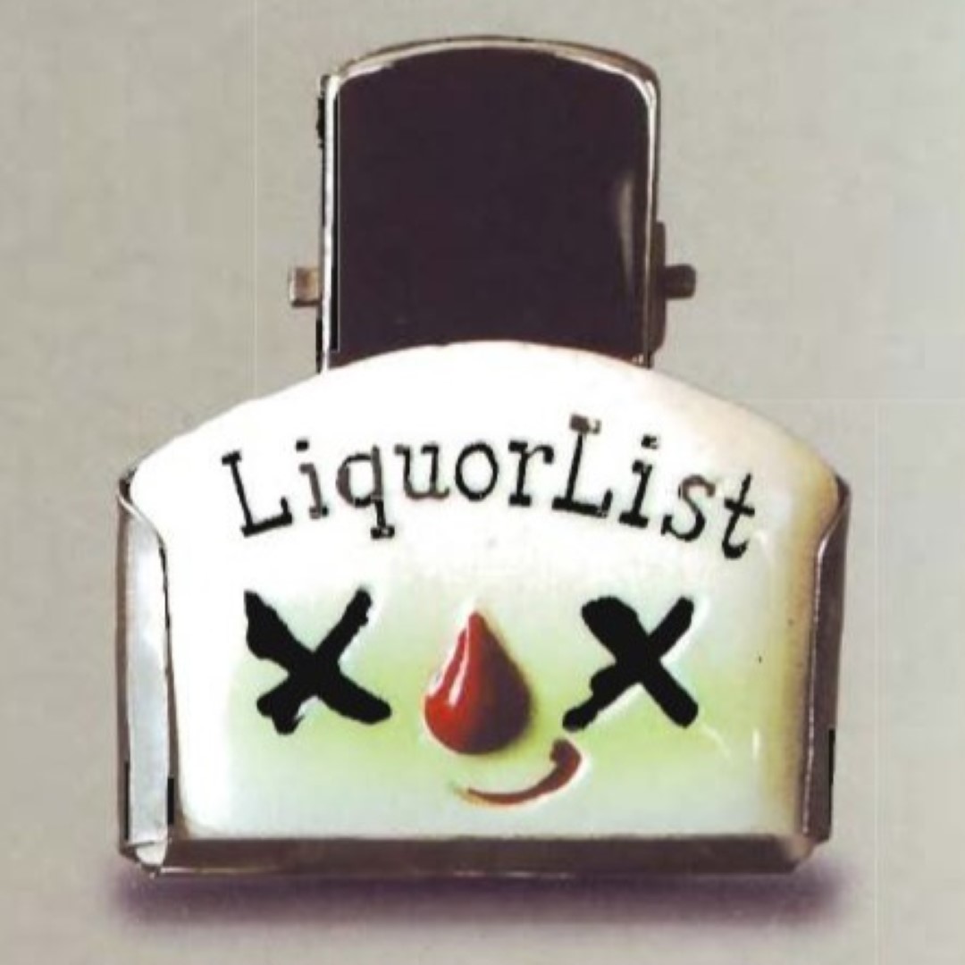 Liquor List Ceramic Crazy Clip
