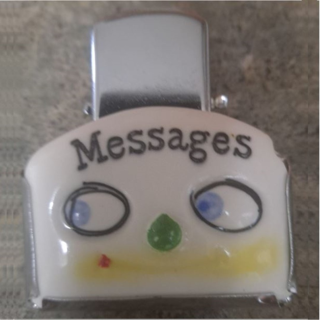 Messages Ceramic Crazy Clip