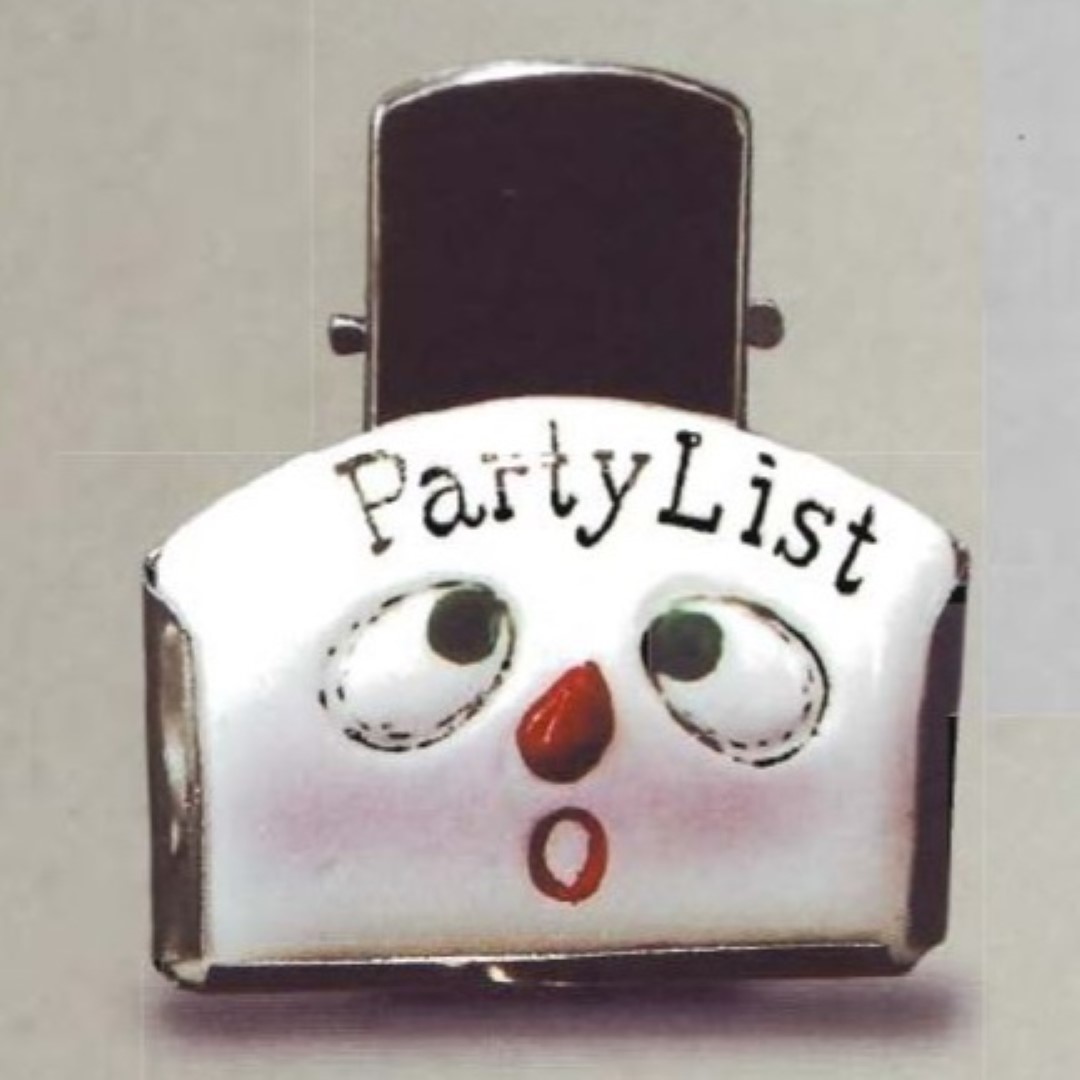 Party List Ceramic Crazy Clip