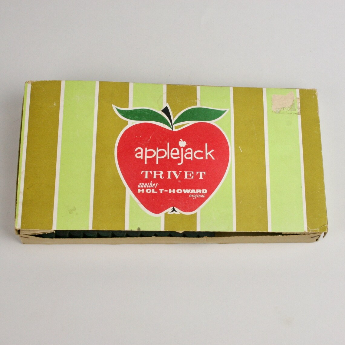 Original Applejack trivet box.