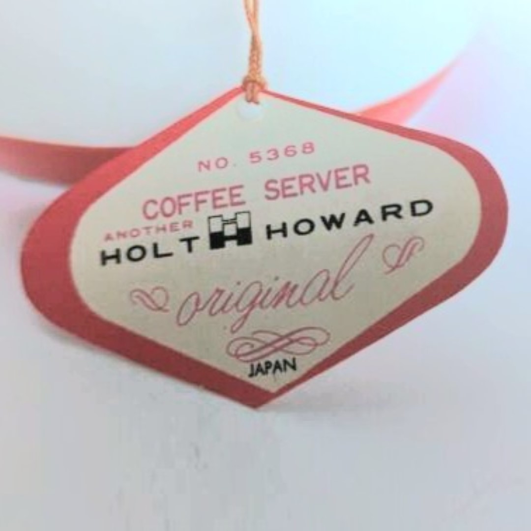 Original Holt Howard No. 5368 Coffee Server hang tag.