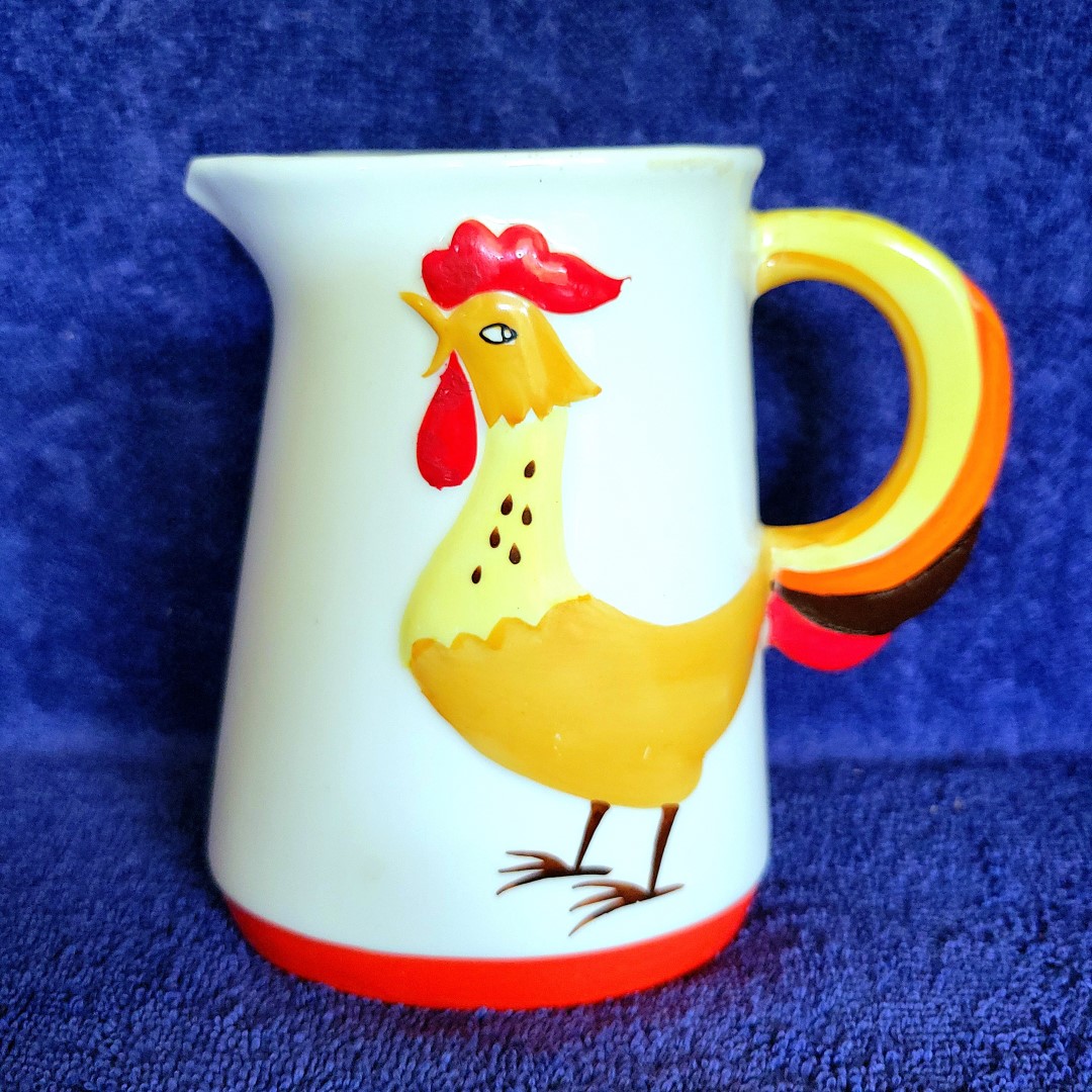 Small 12-ounce Holt Howard Coq Rouge pitcher.