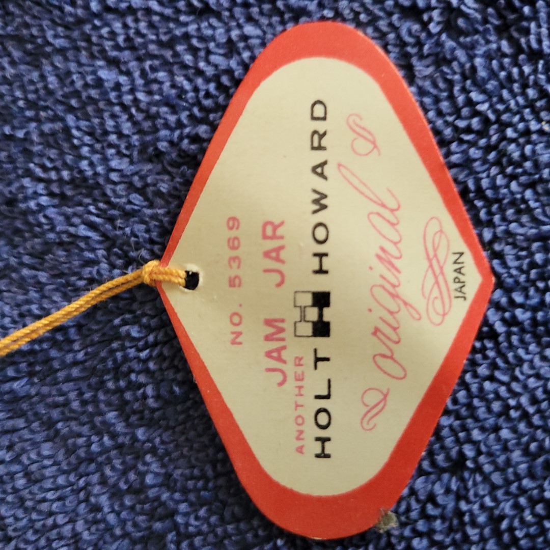 Original Holt Howard No. 5369 Jam Jar hang tag.