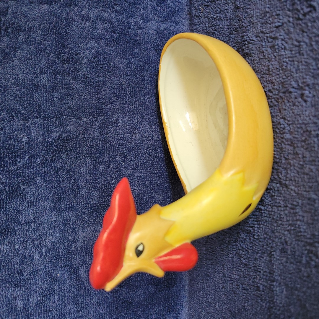 Holt Howard Coq Rouge rooster spoon rest.