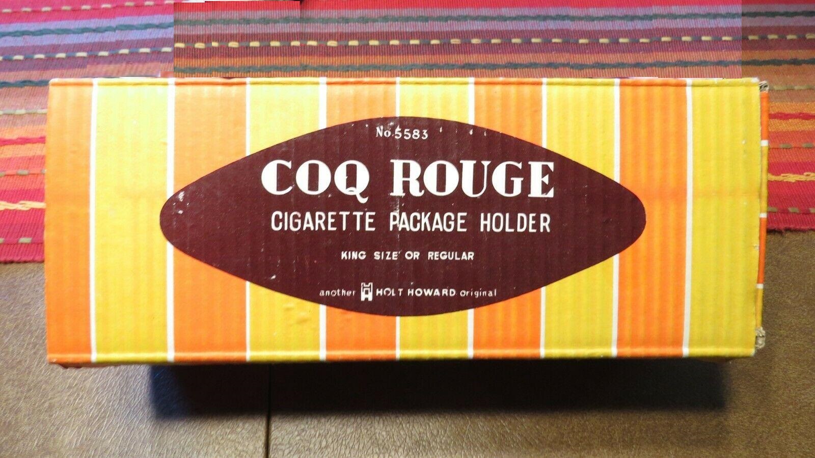 Original box for Holt Howard No. 5583 Coq Rouge Cigarette Package Holder.
