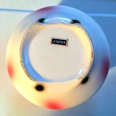 Underside of Cozy Kittens Jam 'n Jelly condiment jar with Japan label.