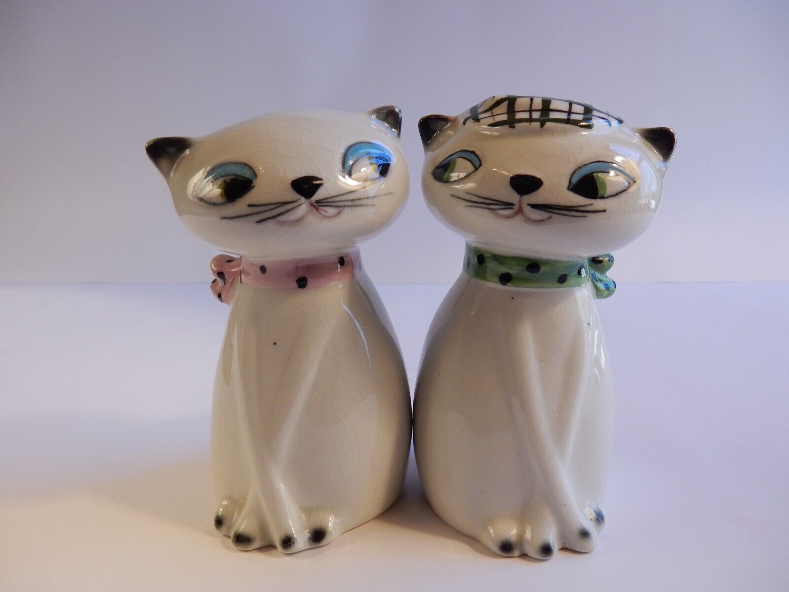 British Cozy Kittens Salt and Pepper Shakers