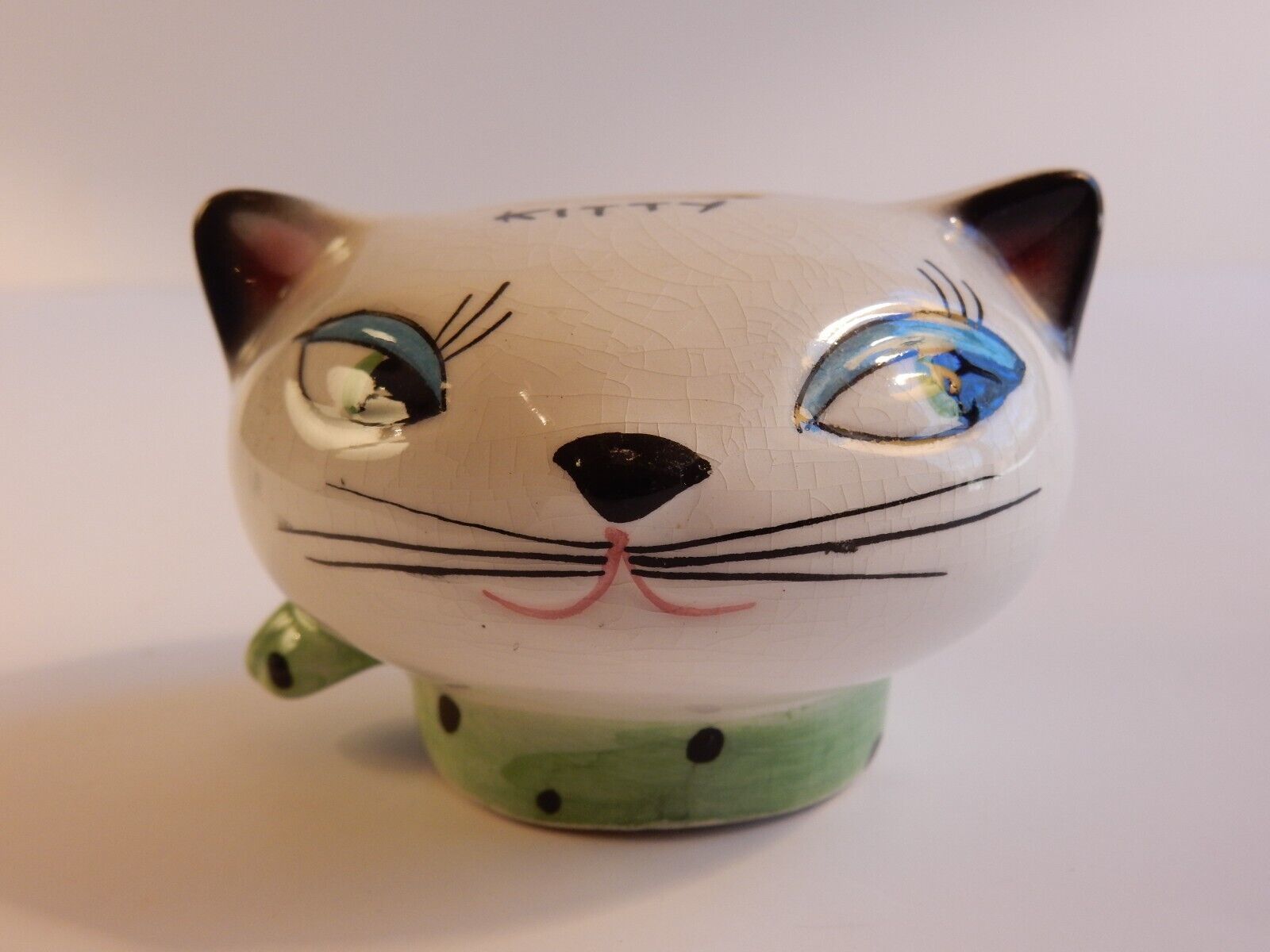 British Cozy Kittens Six Penny Kitty Bank