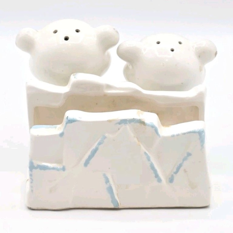 Rear view of Kitchen Cubs napkin holder showing shaker holes.