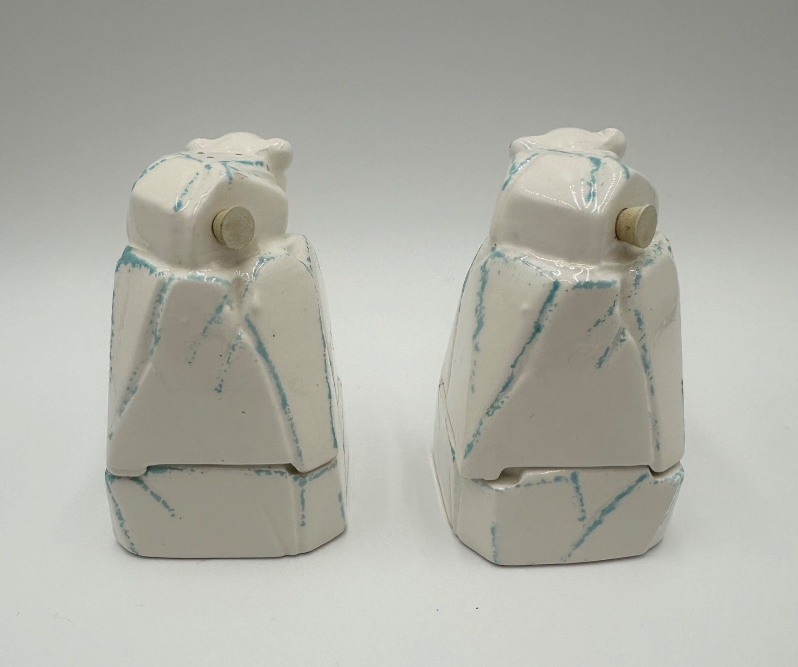 Rear view of Kitchen Cubs Egg Cups with Seasoners.