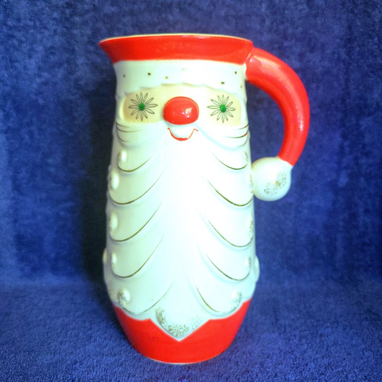 Holt Howard Starry-Eyed Santa large pitcher.