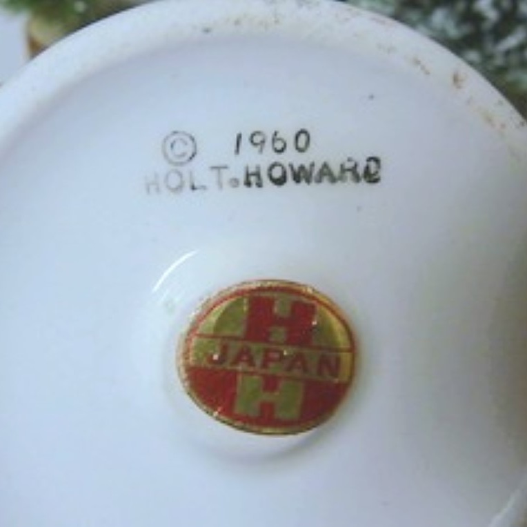 Bottom mark on King Santa candleholder.